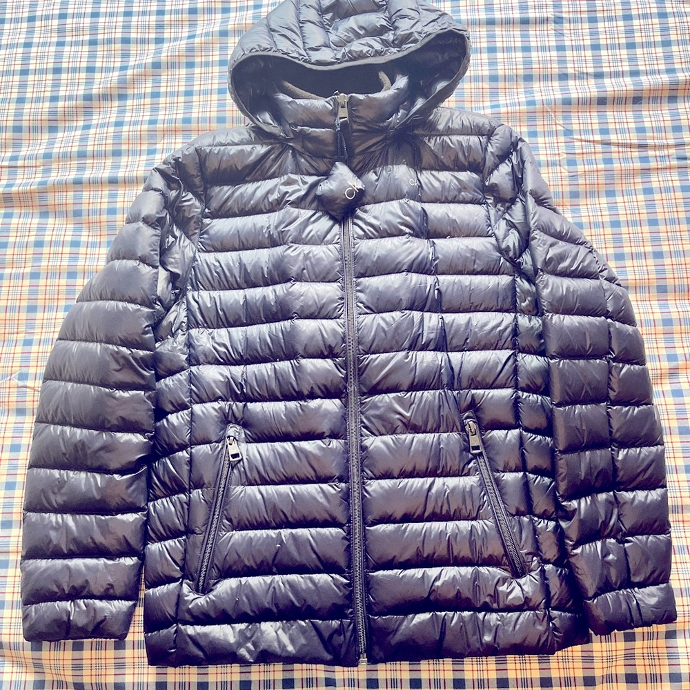 Men’s Calvin Klein Hooded Packable Down Jacket